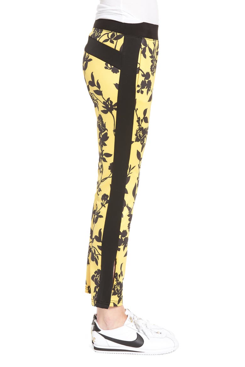 Crop Track Pants, Alternate, color, FLORAL SHADOW PRINT