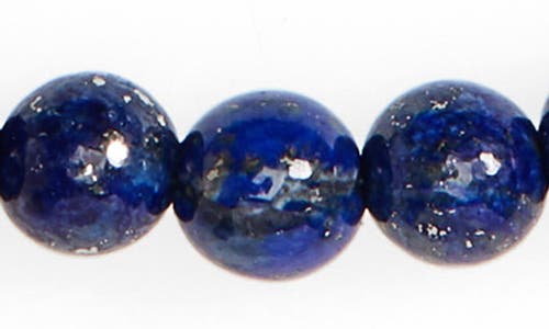 John Varvatos Skull Bead Bracelet In Blue