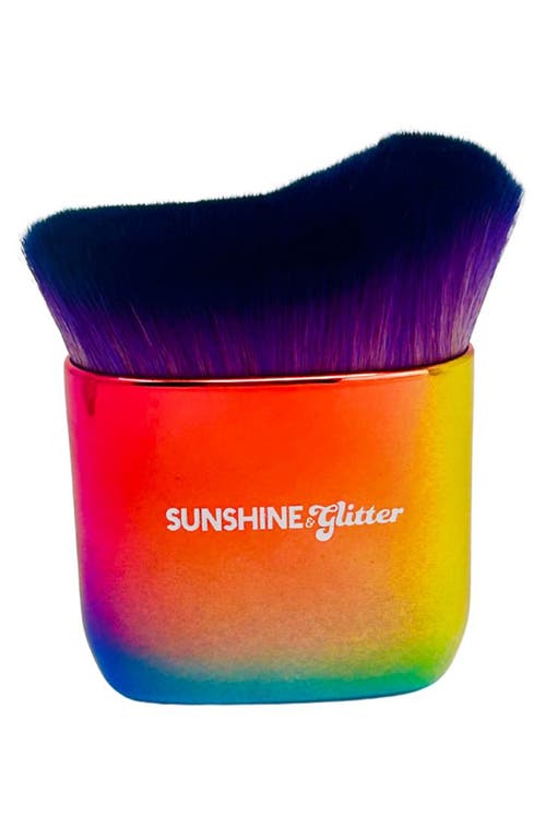 Sunshine & Glitter Body Brush In Rainbow