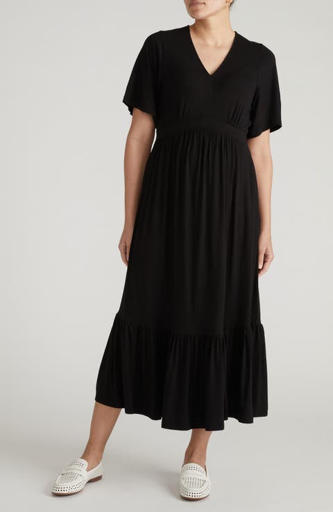 Ravello Liquid Jersey Midi Dress