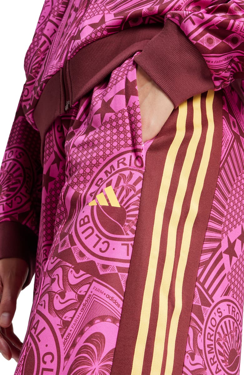 adidas x FARM Rio Oasis Night Tiro Wide Leg Pants, Alternate, color, 