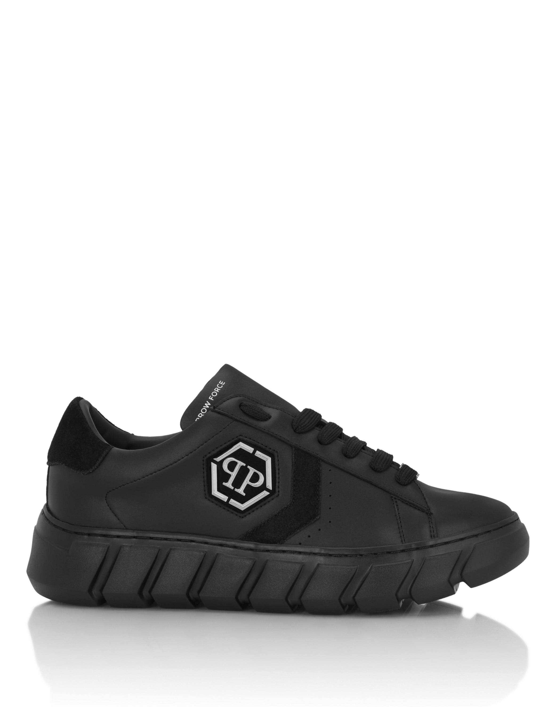 Low-Top Sneakers Hexagon Force Unisex, Alternate, color, black/black