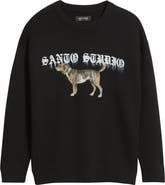 SANTO STUDIO Blurry Dog Knit Sweater
