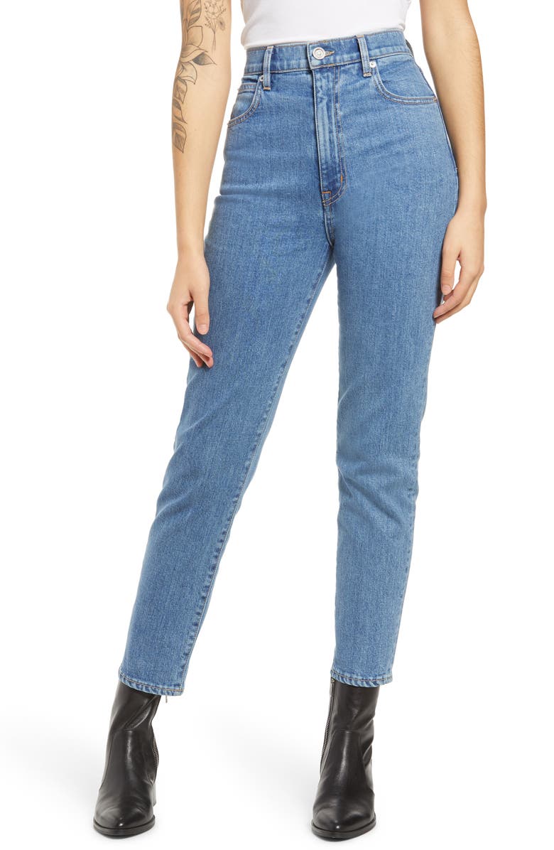 SLVRLAKE Beatnik High Waist Ankle Slim Jeans, Main, color,