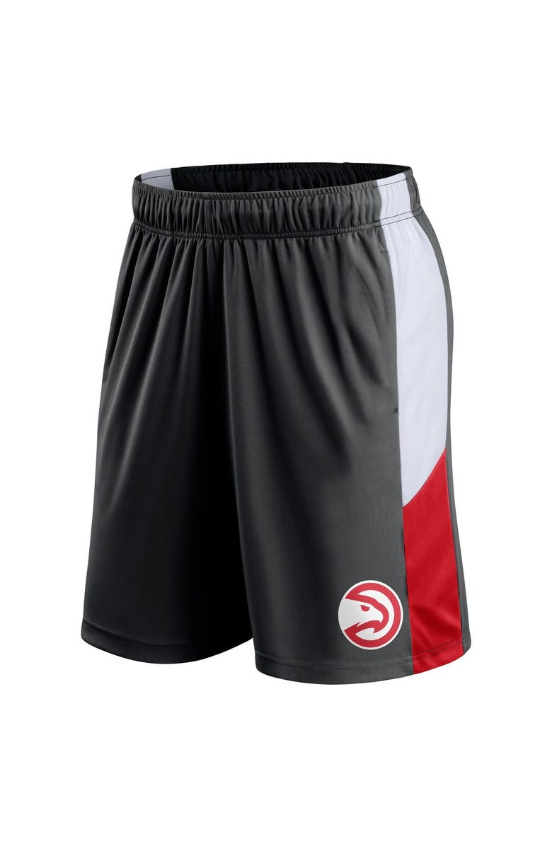 FANATICS Men's Fanatics Branded Red Atlanta Hawks Champion Rush Colorblock Performance Shorts, Alternate, color, 