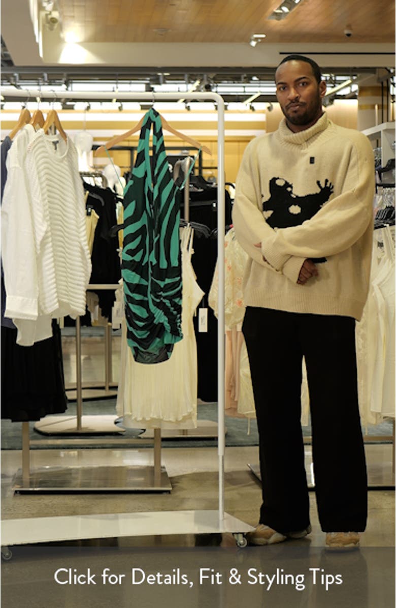 Andover Halter Mesh Minidress, sales video thumbnail