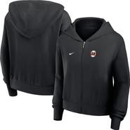 Nike Women's Nike Black San Francisco Giants Cropped Chill Full-Zip Hoodie