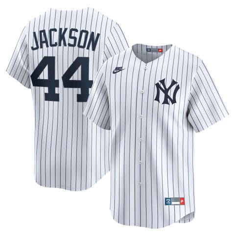 Men's Nike Reggie Jackson White New York Yankees Throwback Cooperstown Collection Limited Jersey