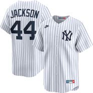 Nike Men's Nike Reggie Jackson White New York Yankees Throwback Cooperstown Collection Limited Jersey