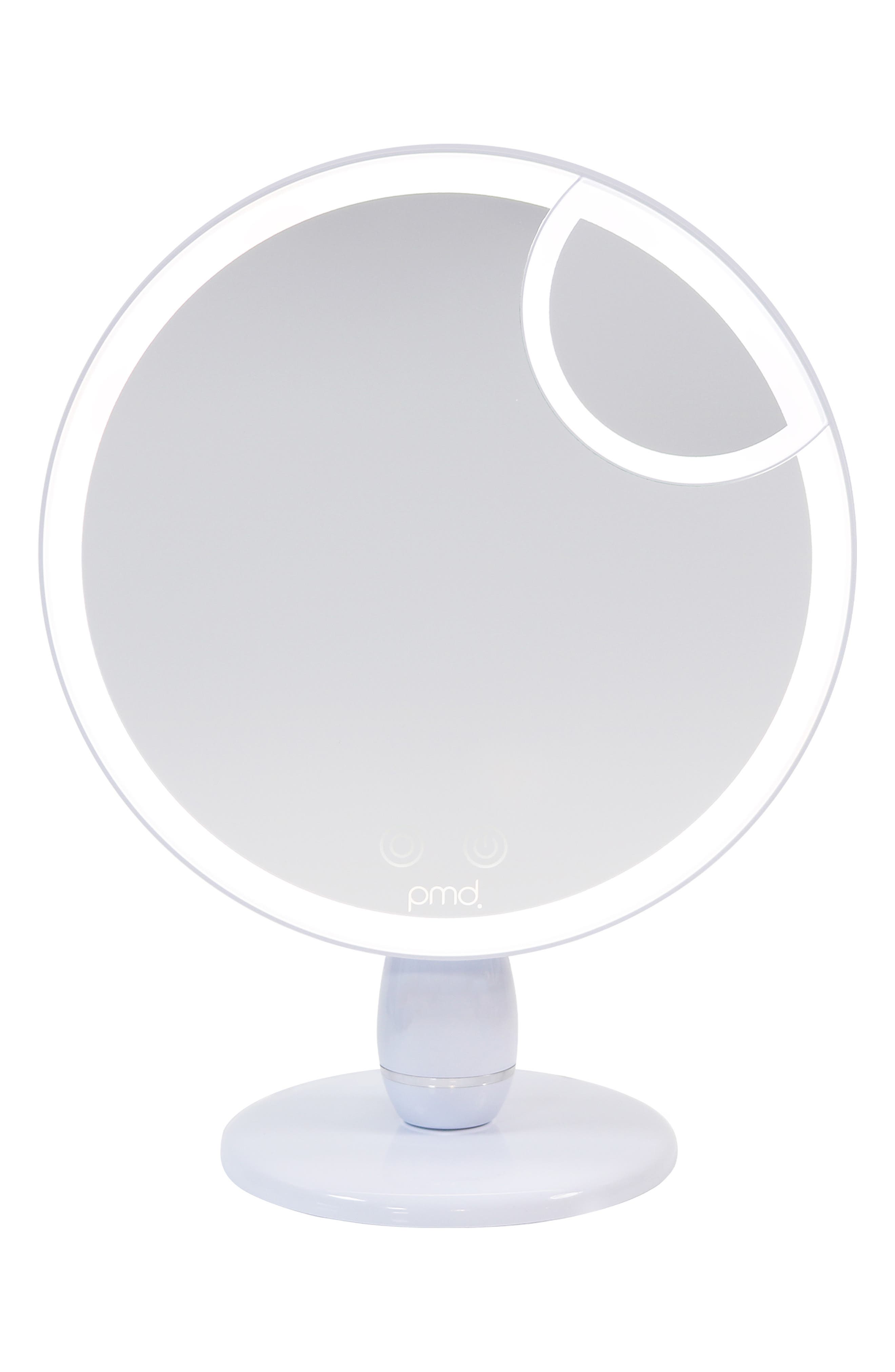 PMD Reflect Pro Lighted LED 9-Inch Makeup Mirror in White at Nordstrom