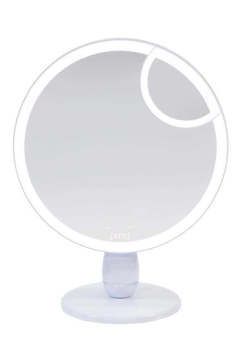 Reflect Pro Lighted LED 9-Inch Makeup Mirror, Main, color, WHITE