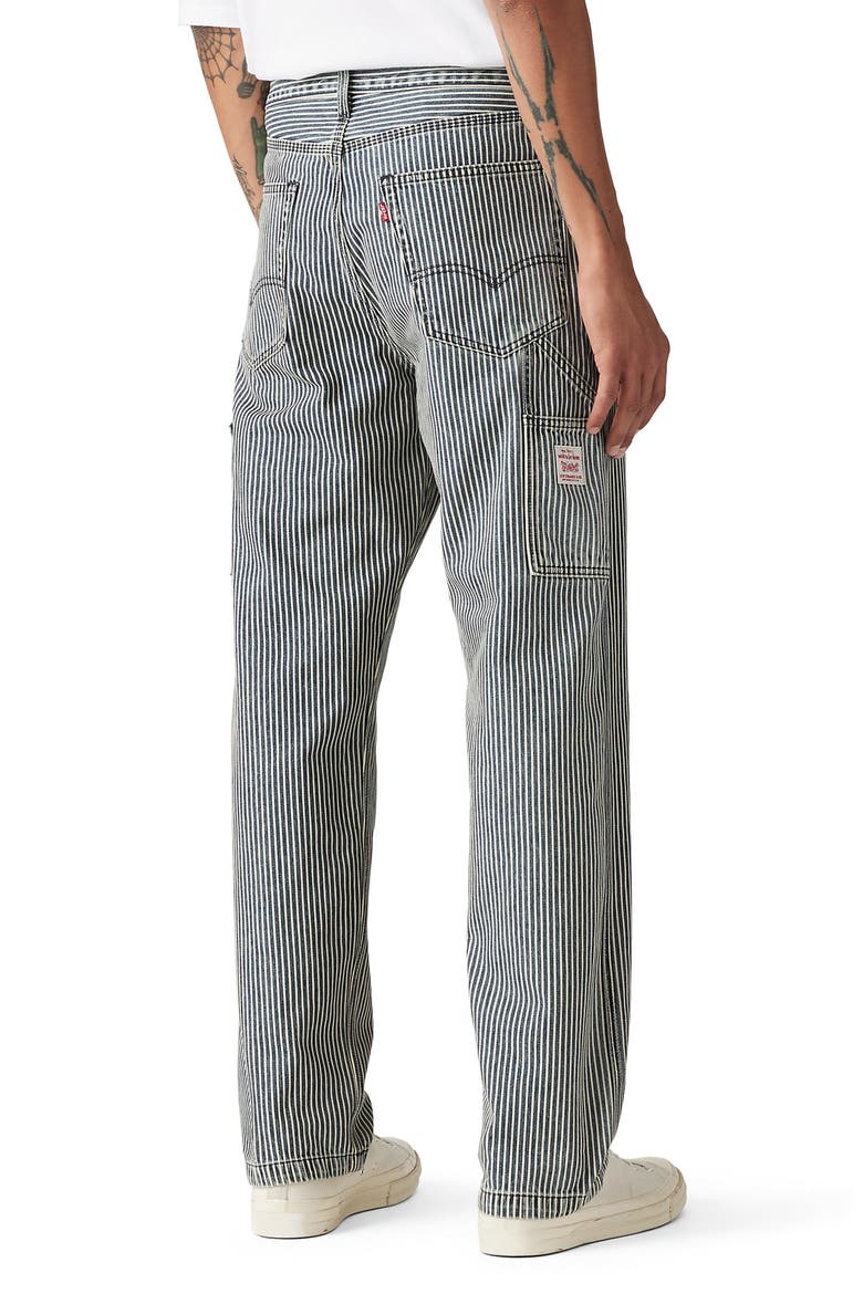 568™ Stripe Loose Straight Leg Carpenter Jeans, Alternate, color, AGRED RR STRIPE