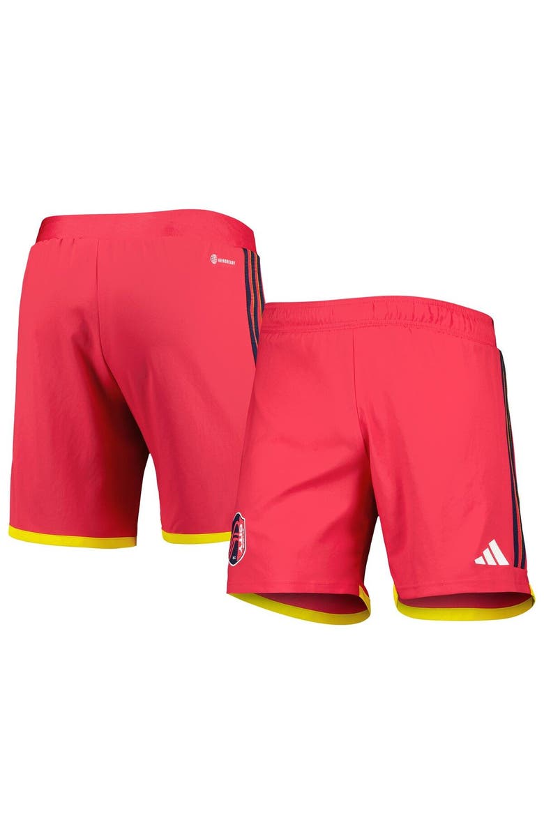adidas Men's adidas Red St. Louis City SC 2023 Away AEROREADY Authentic Shorts, Main, color, Red