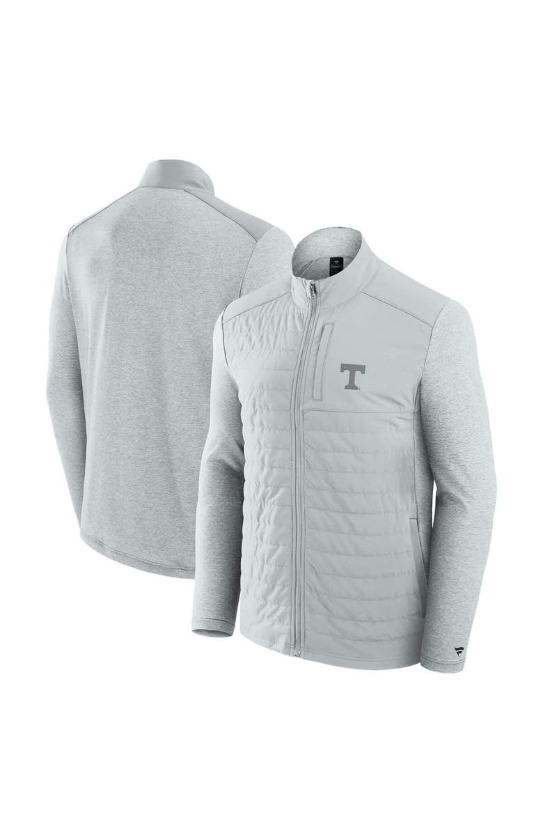 FANATICS Men's Fanatics Gray Tennessee Volunteers Tonal Primary Logo Full-Zip Jacket, Main, color, Gray