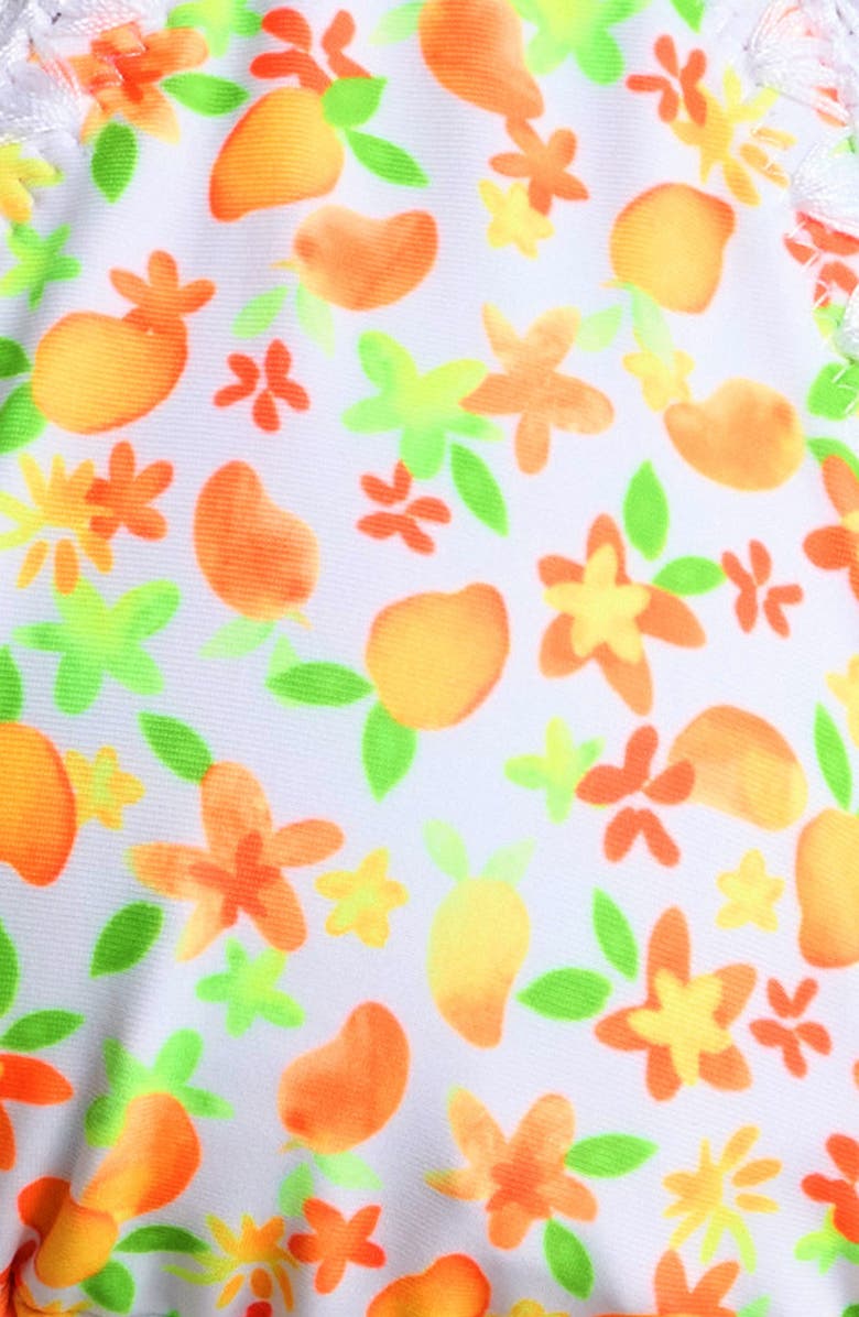 Kulani Kinis Crochet Trim Halter Bikini Top, Alternate, color,