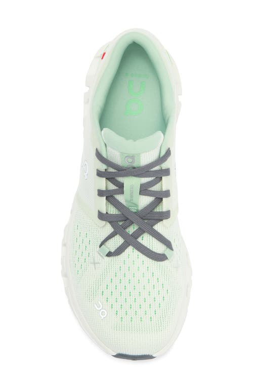 On Cloud X 4 Sneakers In Aloe/heydew