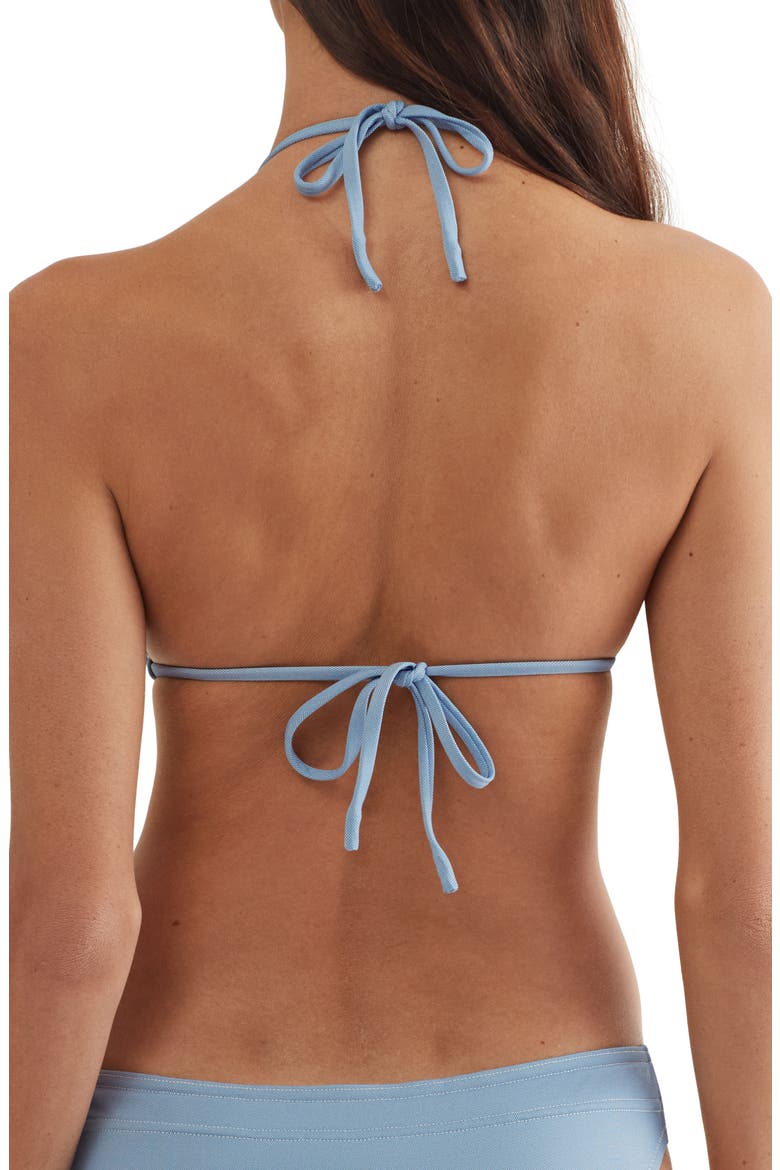 Modern Slider Triangle Bikini Top, Alternate, color, CAROLINA BLUE