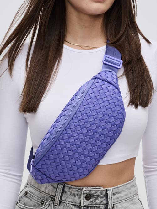 Sol And Selene Aim High Belt Bag In Periwinkle