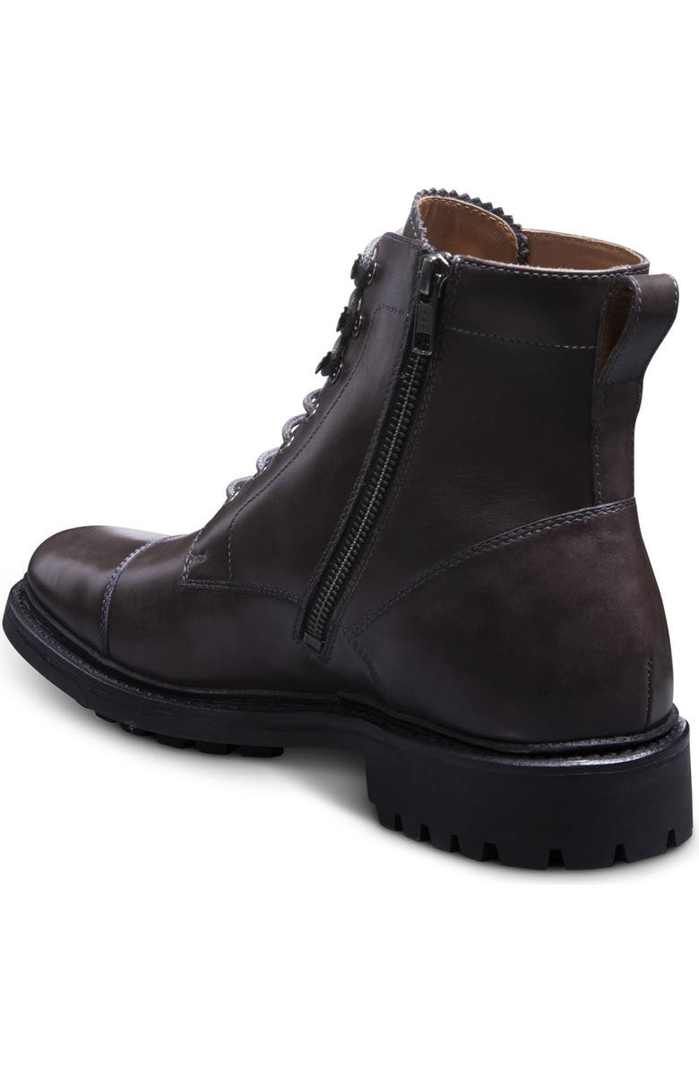 Allen Edmonds Briggs Leather Boot, Alternate, color, Carbon