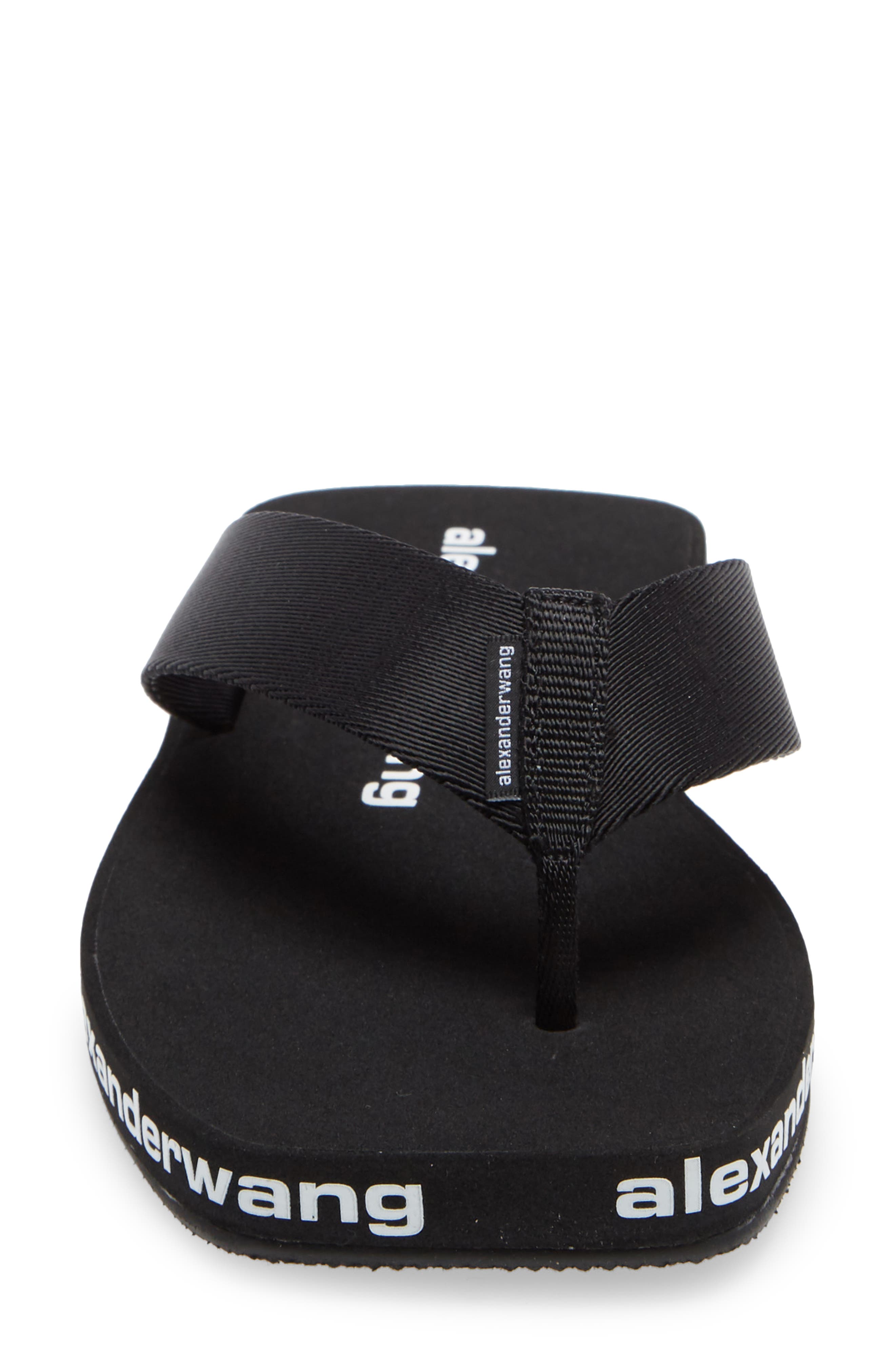 Alexander Wang Logo Flip Flop, Alternate, color, 