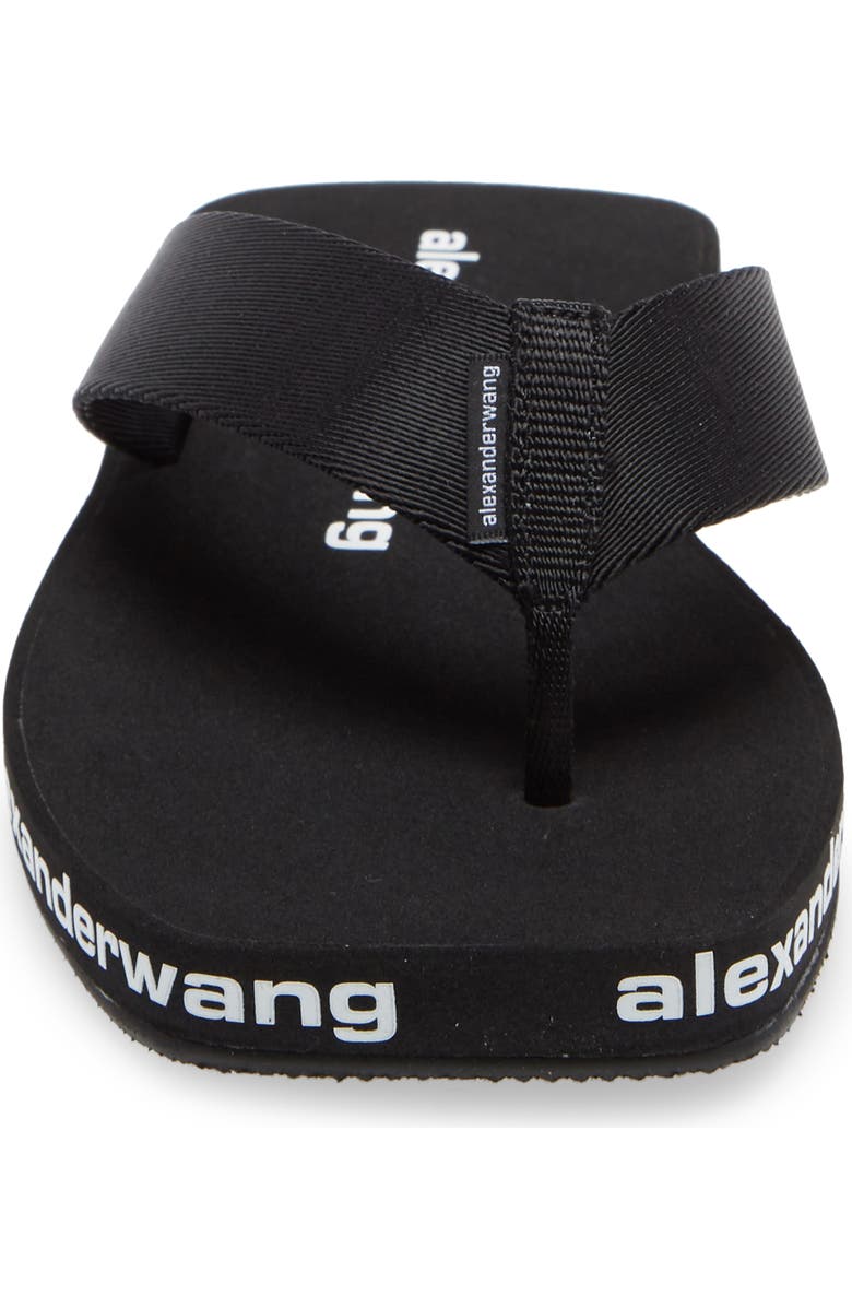 Alexander Wang Logo Flip Flop, Alternate, color,