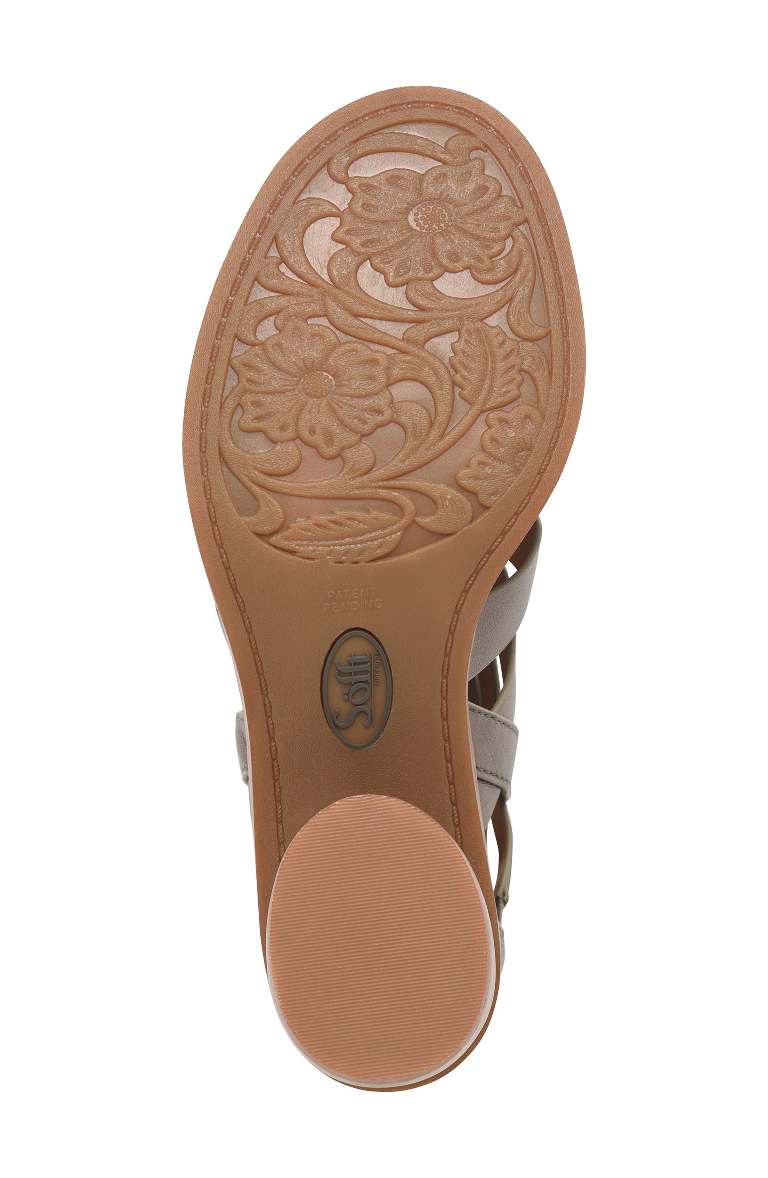 Söfft Carmen Strappy Sandal, Alternate, color, Dark Pewter