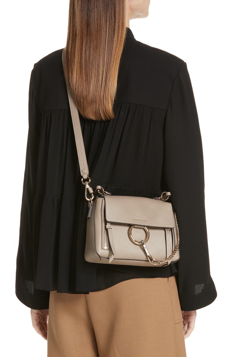 Chloé Mini Faye Day Leather Crossbody Bag, Alternate, color,