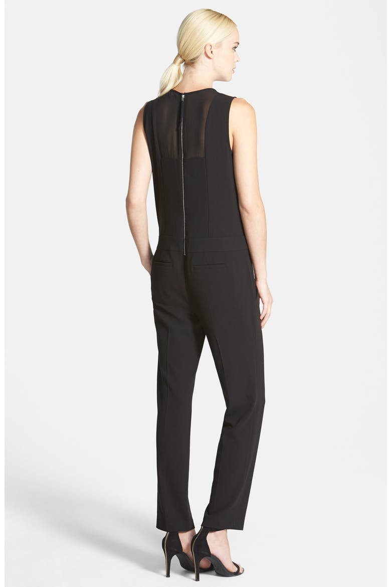 Illusion Jumpsuit, Alternate, color, BLACK