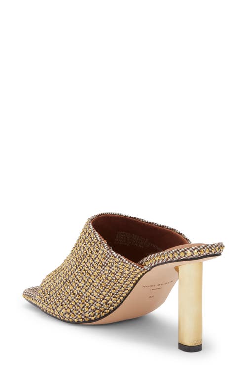 Kurt Geiger London Crystal High Mule In Beige