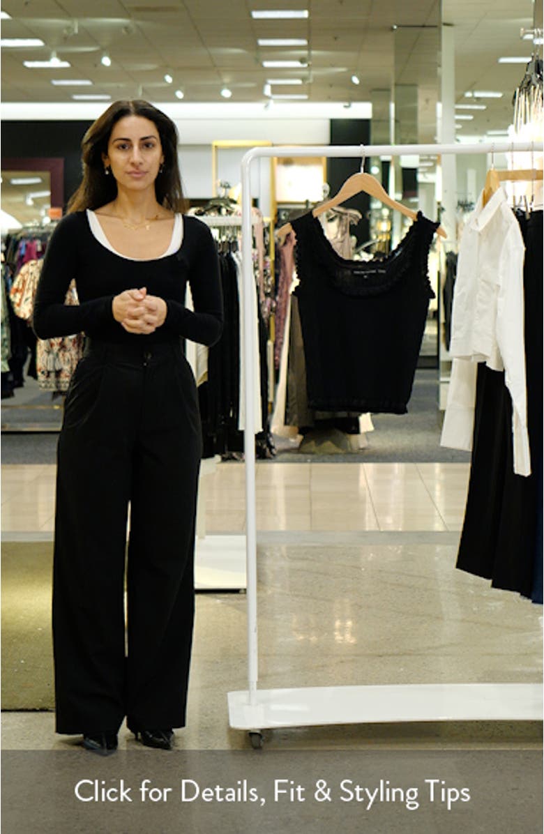 Ruffle Edge Rib Tank, sales video thumbnail