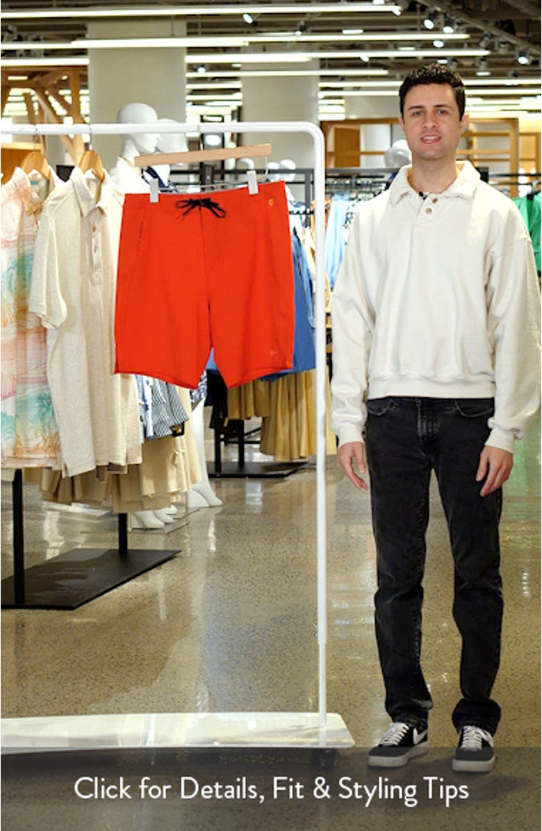 Standard Issue Water Repellent Board Shorts, sales video thumbnail