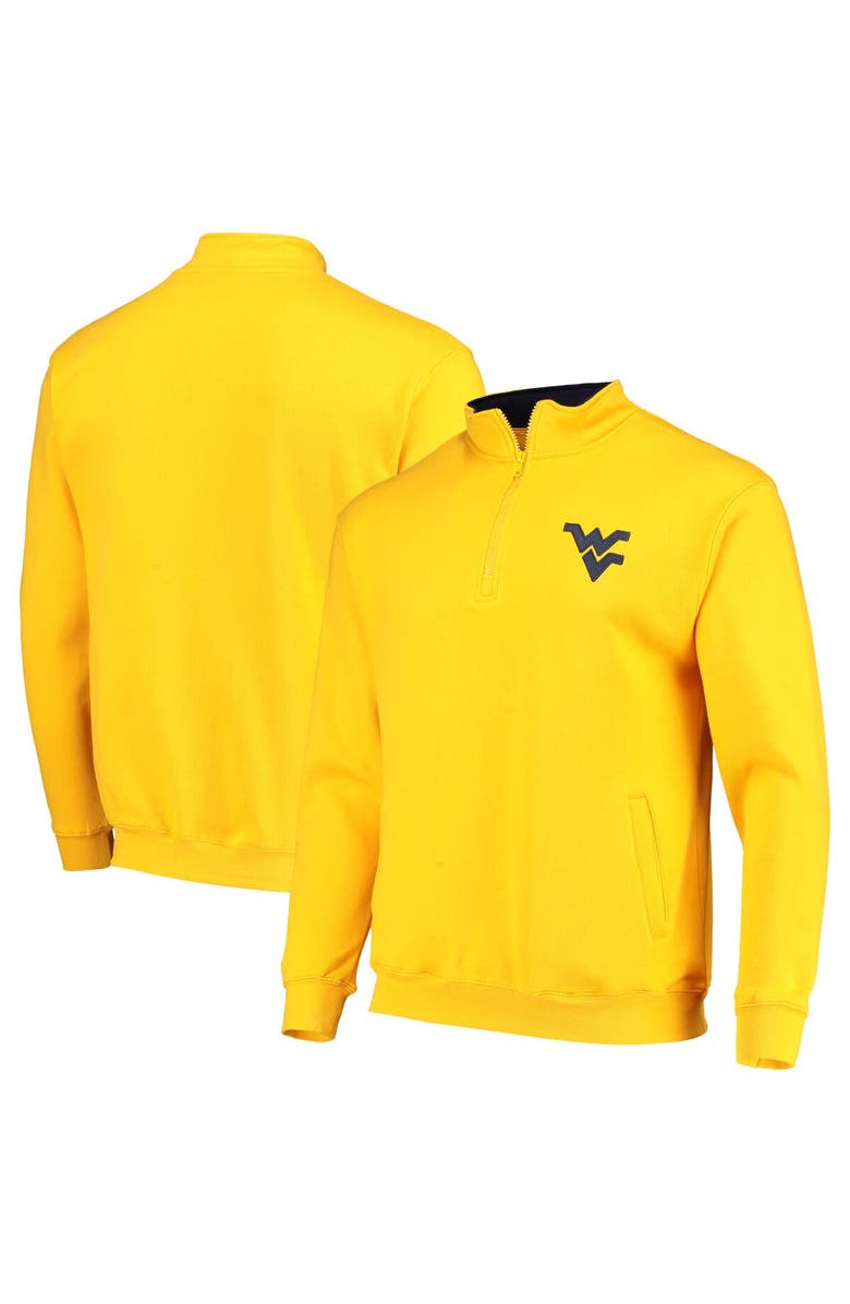 COLOSSEUM Men's Colosseum Gold West Virginia Mountaineers Tortugas Logo Quarter-Zip Jacket, Main, color, Gold