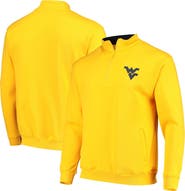 COLOSSEUM Men's Colosseum Gold West Virginia Mountaineers Tortugas Logo Quarter-Zip Jacket