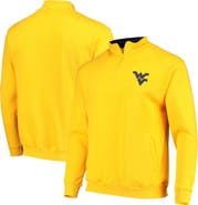 COLOSSEUM Men's Colosseum Gold West Virginia Mountaineers Tortugas Logo Quarter-Zip Jacket
