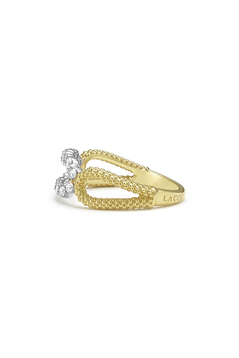 Signature Caviar Superfine Oval Diamond Ring, Alternate, color, GOLD