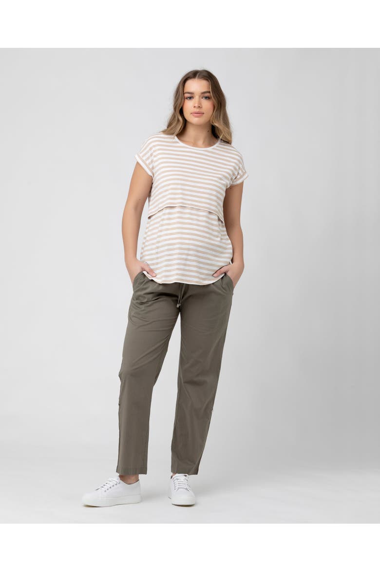 Philly Cotton Pant, Alternate, color, Moss