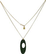 Toolally Hepworth Pendant - Forest Green Glitter