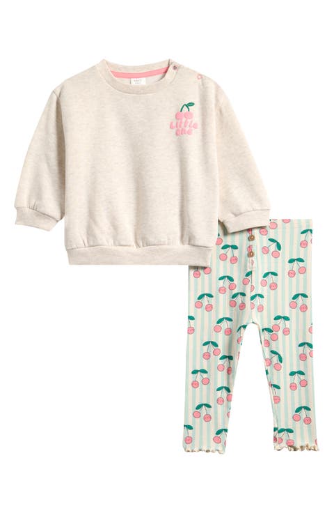Cherry Sweatshirt & Leggings Set (Baby)