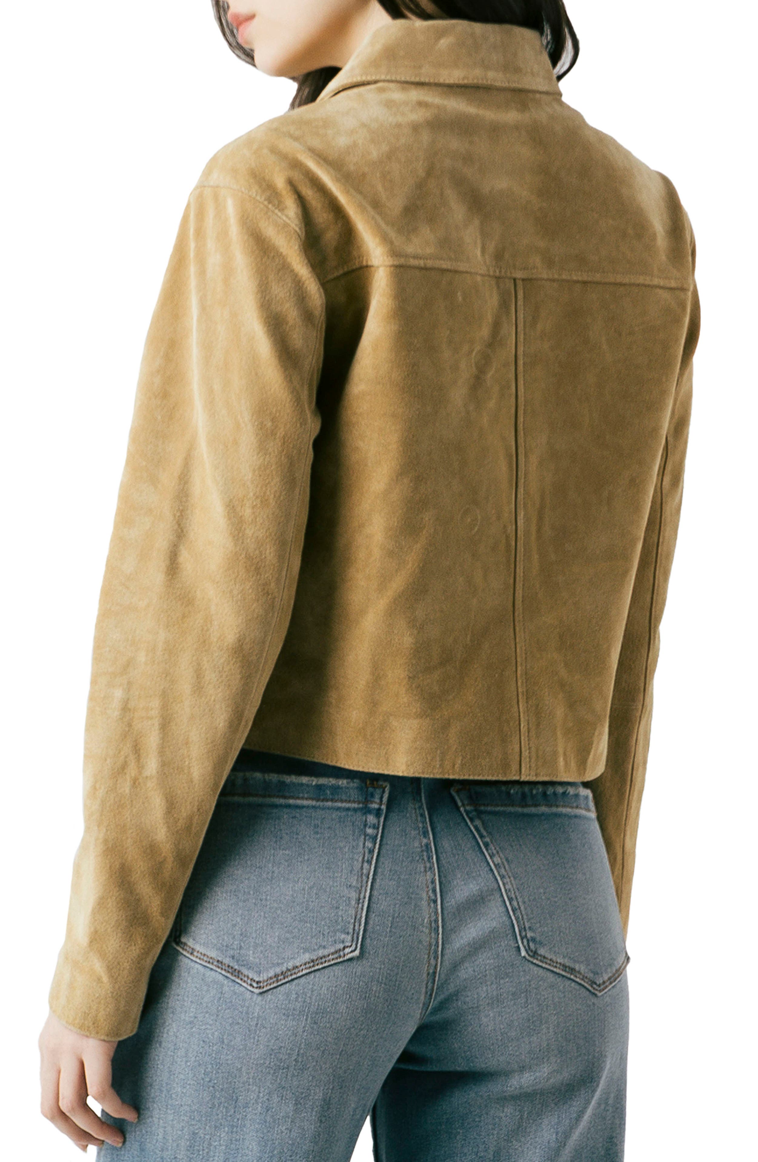 Suede Crop Jacket - image 4
