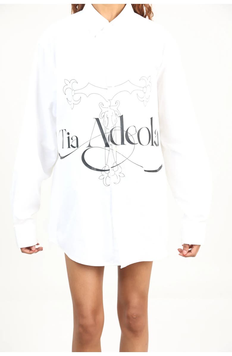 Tia Adeola Logo Print Button Down, Alternate, color, 
