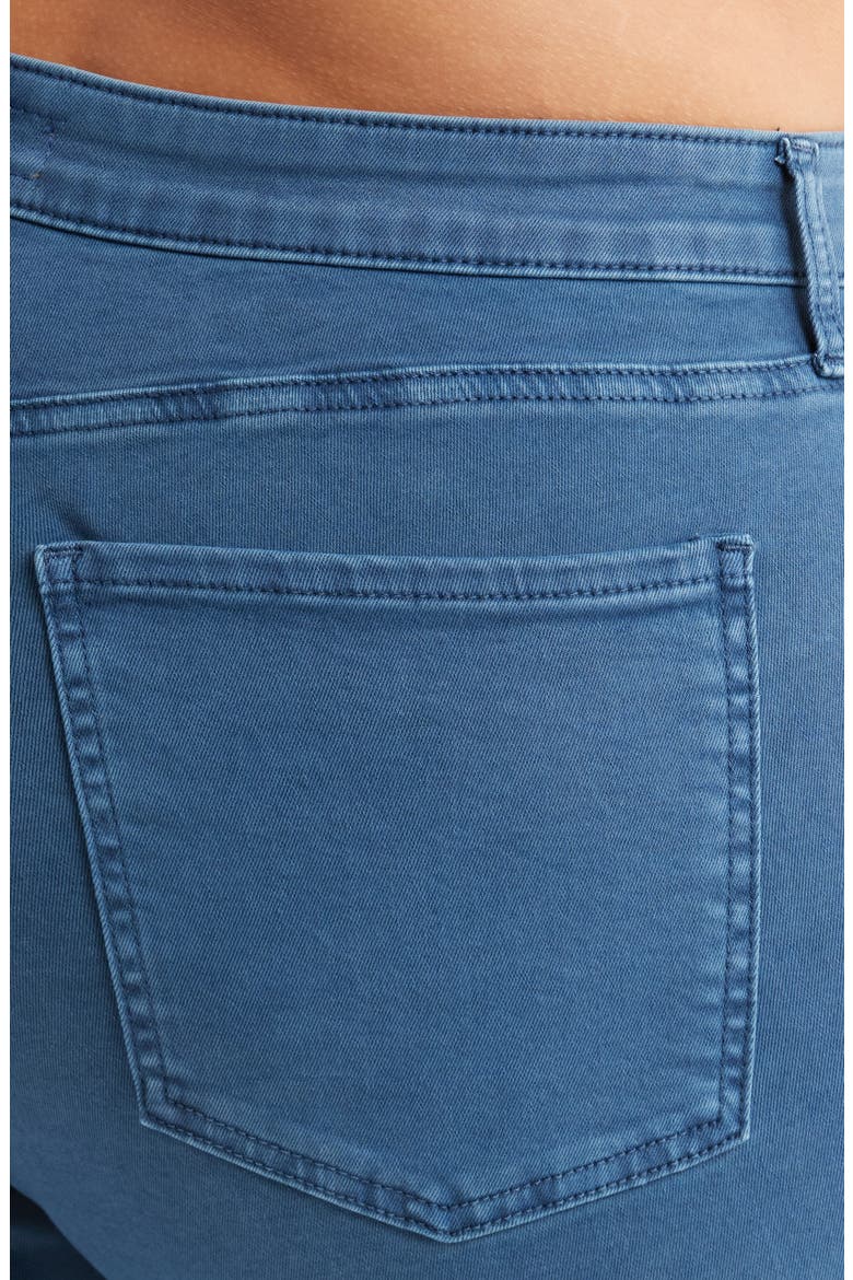 Kelsey Raw Hem High Waist Ankle Flare Jeans, Alternate, color, OCEAN BLUE JM