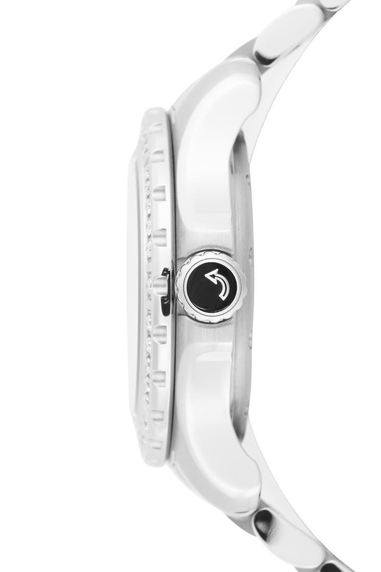 'Series 800' Diamond Bracelet Watch, 29mm, Alternate, color, SILVER