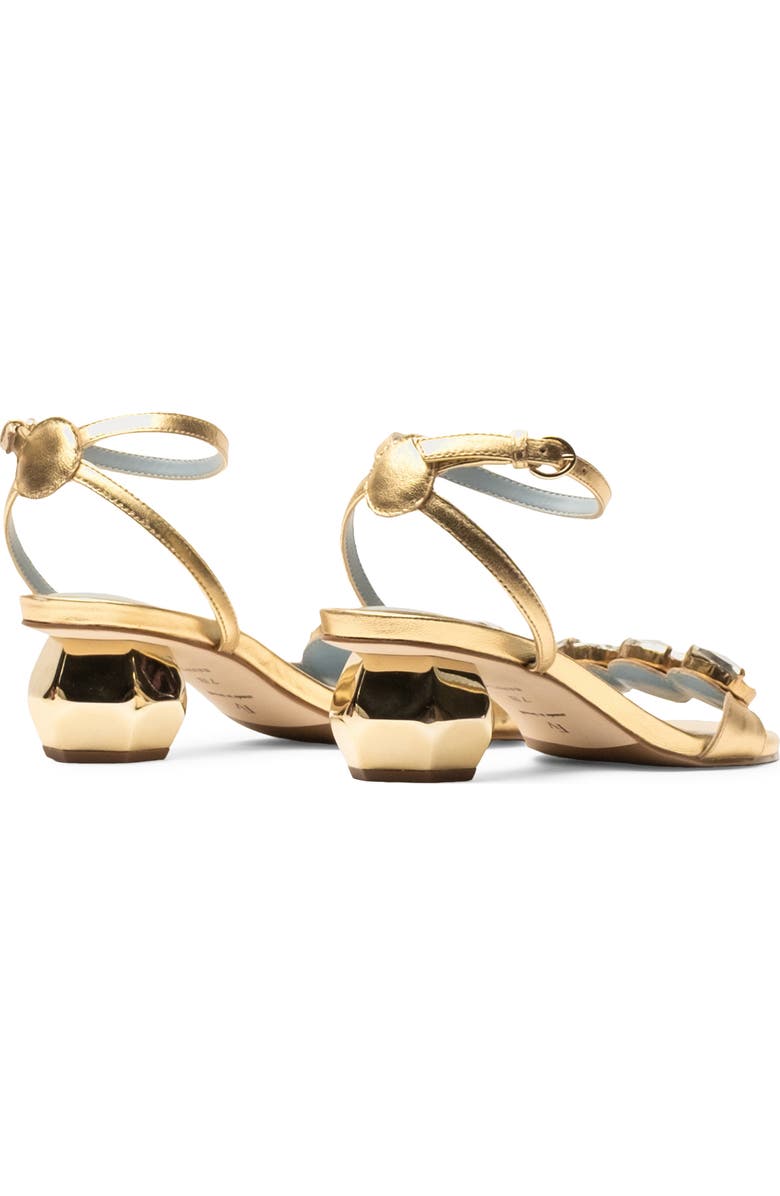 Frances Valentine Beatrix Ankle Strap Sandal, Alternate, color, Platino