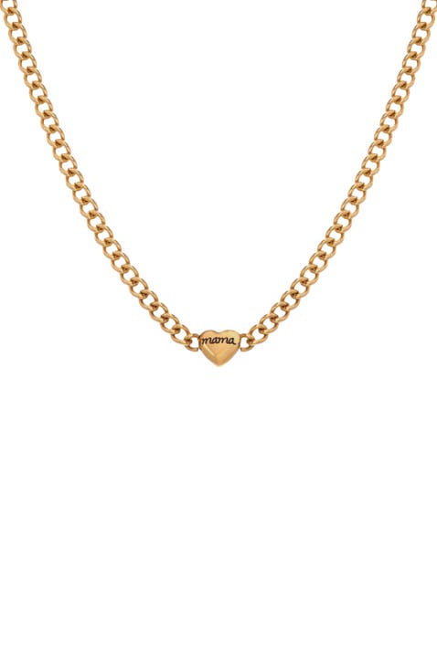 Mama Curb Chain Necklace