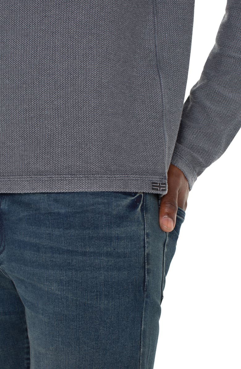Liverpool Textured Long Sleeve Henley, Alternate, color, 