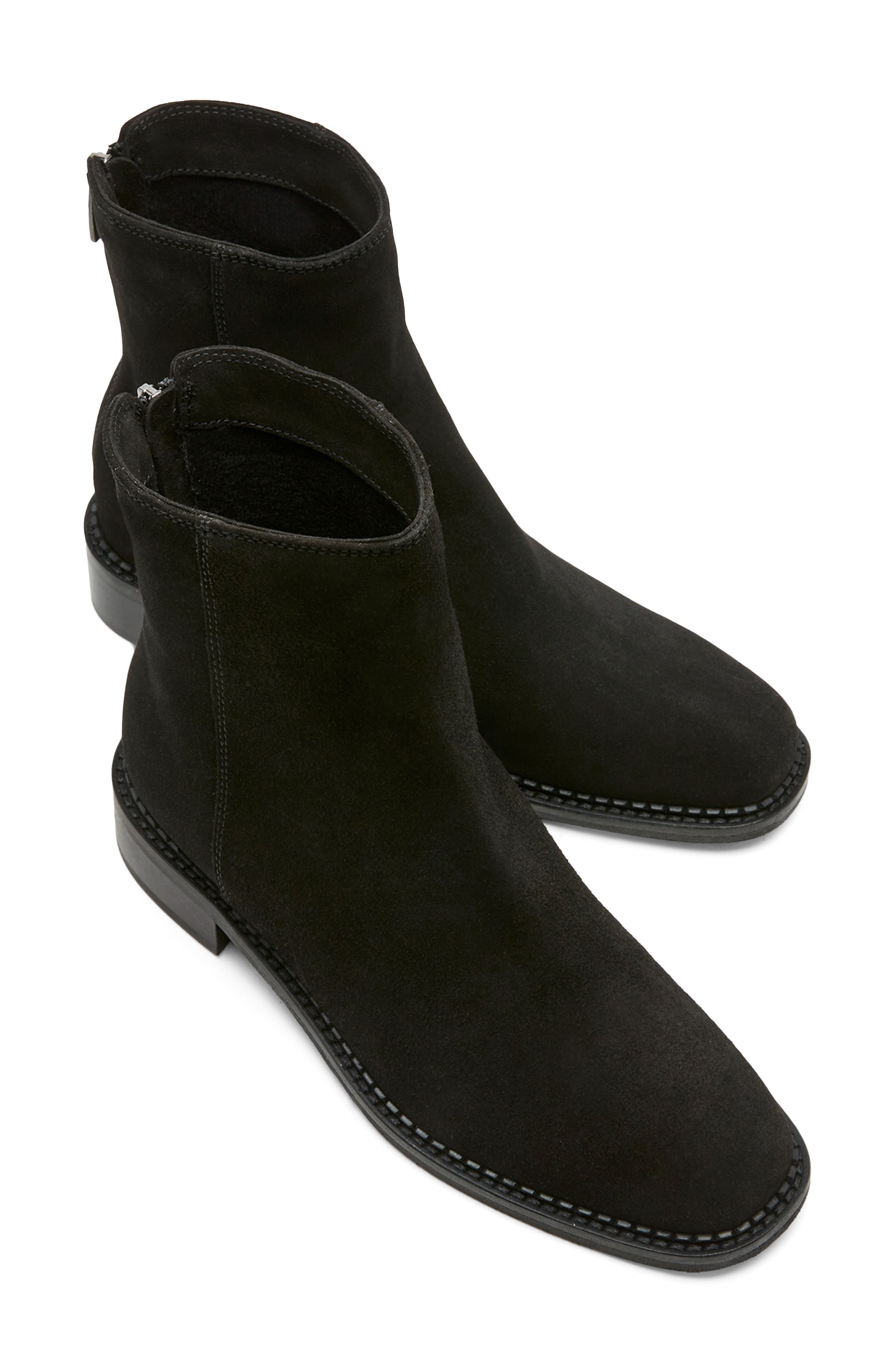 Selina City Dry™ Waterproof Bootie, Alternate, color, BLACK SUEDE