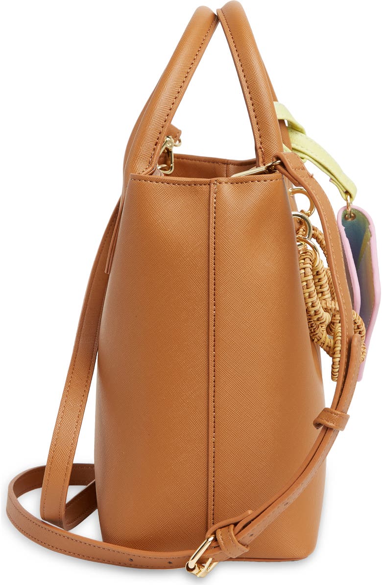 Betsey Johnson Structured Triple Compartment Tote, Alternate, color,