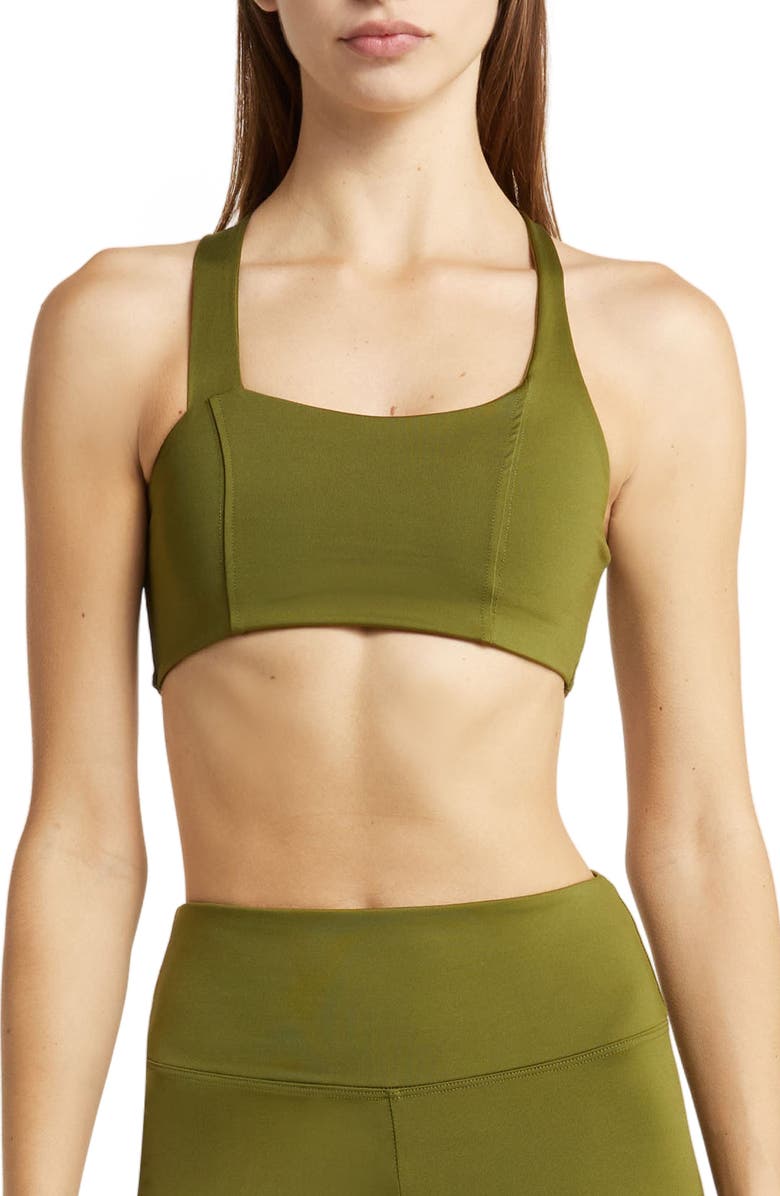 Solely Fit Crisscross Contour Sports Bra, Main, color, 