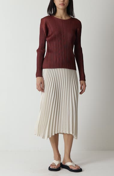 Pleats Please Issey Miyake Circular Pleated Midi Skirt | Nordstrom