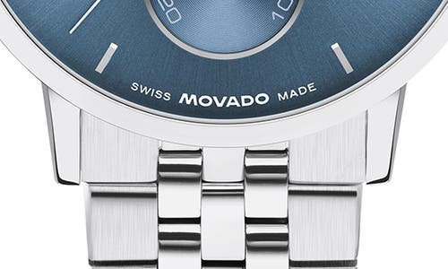 Movado Museum Classic Chronograph Bracelet Watch, 42mm In Blue